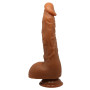 Фаллоимитатор на присоске Baile Beautiful JASON 9,4'' Brown, BW-008041NR-1