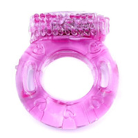 Ерекційне вібро кільце BOSS Vibrating Cock Ring Pink