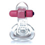 Ерекційне вібро кільце BOSS - Tongue Vibro Cock Ring Clear, BS6700051