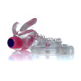 Ерекційне вібро кільце BOSS - Tongue Vibro Cock Ring Clear, BS6700051