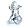 Ерекційне вібро кільце BOSS - Tongue Vibro Cock Ring Clear, BS6700051