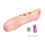 Подовжуюча насадка з вібростимуляцією ( на 2,5 см ) PRETTY LOVE - PENIS SLEEVE Cecelia, BI-026242
