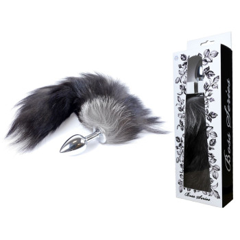 Анальная пробка ( размер S ) с хвостом Boss Series - Fox TAIL Black XXL, BS6400097
