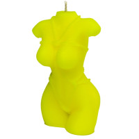 Свічка LOVE FLAME - Shibari II Yellow Fluor, CPS13-YELLOW