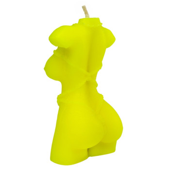 Свічка LOVE FLAME - Shibari II Yellow Fluor, CPS13-YELLOW