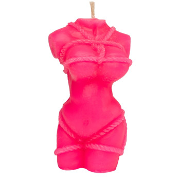 Свічка LOVE FLAME - Shibari I Pink Fluor, CPS09-PINK