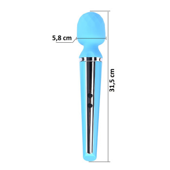 Вібромасажер Boss Series - Massager Genius USB Blue 10 Function, BS2200020