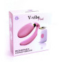 Вибромассажер для пар с пультом ДУ - Boss Series V-Vibe Pink USB 7 Function, BS6200001