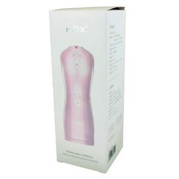 Мастурбатор з вібростимуляцією FOXSHOW Vibrating and Flashing Masturbation Cup Pink USB 7+7 Function, BS6300022