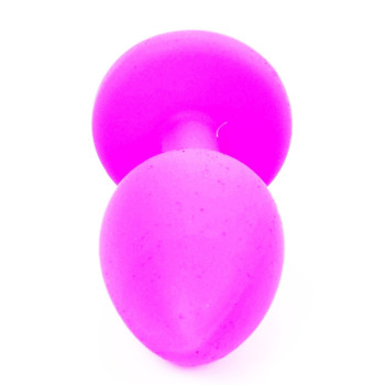 Силиконовая анальная пробка Boss Series - Jewellery Pink Silicon PLUG Small Light Blue S, BS6400081