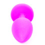 Силиконовая анальная пробка Boss Series - Jewellery Pink Silicon PLUG Small Light Blue S, BS6400081