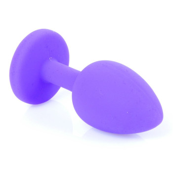 Силіконовий анальний затор Boss Series - Jewellery Purple Silicon PLUG Medium Red M, BS6400086