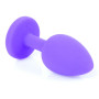 Силіконовий анальний затор Boss Series - Jewellery Purple Silicon PLUG Medium Red M, BS6400086
