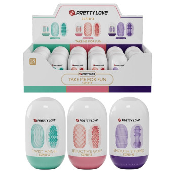 Набір із 18 шт мастурбаторів Pretty Love - Cupid-X, BI-014931H