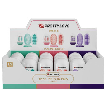 Набір із 18 шт мастурбаторів Pretty Love - Cupid-X, BI-014931H