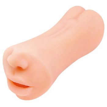 Мастурбатор 2 в 1 CRAZY BULL - Gemini Realistic Oral Sex Sensations, BM-009215U