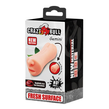 Мастурбатор 2 в 1 CRAZY BULL - Gemini Realistic Oral Sex Sensations, BM-009215U