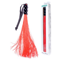 Силиконовый флогер ( длина 26 см ) Fetish Boss Series - Silicone Whip Red 10", BS6100038