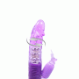 Вібратор із стимулятором клітора та ротацією BAILE - Chrisina PURPLE Vibration Rotation, BW-004106SY