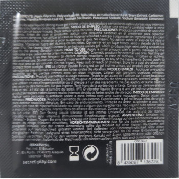 Стимулюючий гель Secret Play - Strong Liquid Vibrator sachet, 2 ml