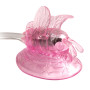 Вакуумная помпа для клитора с вибростимуляцией BAILE - BUTTERFLY CLITORAL PUMP, BI-010125R
