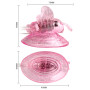 Вакуумная помпа для клитора с вибростимуляцией BAILE - BUTTERFLY CLITORAL PUMP, BI-010125R