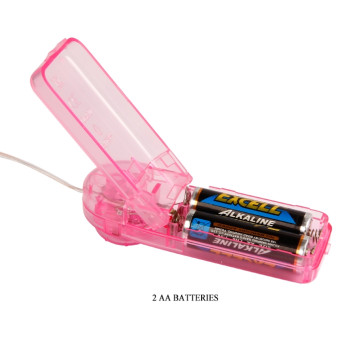 Вакуумная помпа для клитора с вибростимуляцией BAILE - BUTTERFLY CLITORAL PUMP, BI-010125R