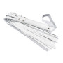Флогер з натуральної шкіри Flirty Leather - White, BG-00034