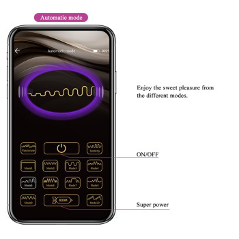 Вібромасажер серії G-Spot APP від Pretty Love -  Baird, BI-014992HP