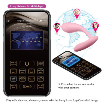 Вібромасажер серії G-Spot APP від Pretty Love -  Baird, BI-014992HP