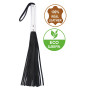 Флогер з комбінованої шкіри Flirty COMBO Leather - Black & White, BM-00029