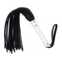 Флогер з комбінованої шкіри Flirty COMBO Leather - Black & White, BM-00029