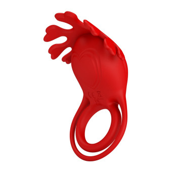 Кільце ерекційне Pretty Love - Vibration Penis Ring Ruben Red, BI-210311