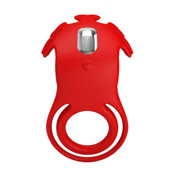 Кільце ерекційне Pretty Love - Vibration Penis Ring Ruben Red, BI-210311
