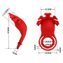 Кільце ерекційне Pretty Love - Vibration Penis Ring Ruben Red, BI-210311