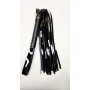 Флоггер из искуственной лакированной кожи Flirty ECO Varnish Leather - Black, BL-00046