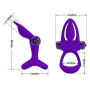 Ерекційне вібро кільце Pretty Love - Vibration Cock Ring, 10 vibration functions, BI-210306