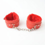 Кайдани з хутром SKN-C084, RED