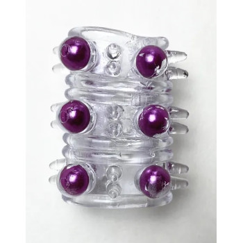 Насадка на пеніс без вібраціі AR028-04 Purple, (1 шт )