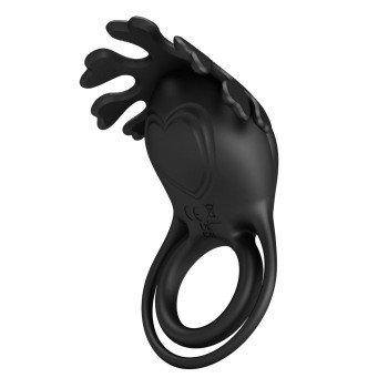 Эрекционное виброкольцо на член Pretty Love - Vibration Penis Ring Ruben Black