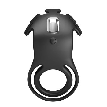 Эрекционное виброкольцо на член Pretty Love - Vibration Penis Ring Ruben Black