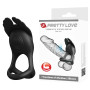 Эрекционное кольцо на член с вибро Pretty Love - Vibration Penis Ring SILAS Black