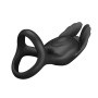 Эрекционное кольцо на член с вибро Pretty Love - Vibration Penis Ring SILAS Black