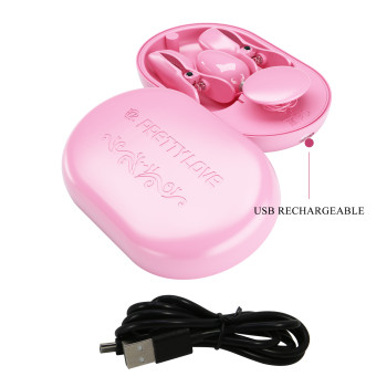 Електростимулятор і вібратор для грудей PRETTY LOVE - Surprise Box Pink