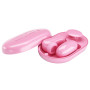Вакуумный стимулятор с виброяйцом PRETTY LOVE - Magic Box Pink
