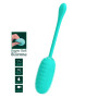 Віброяйце серії Pretty Love - Kirk EGG Green, BI-014654-4