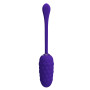 Виброяйцо с рельефным дизайном Pretty Love - MARINA EGG Purple, BI-014708-3