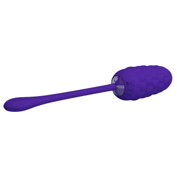 Виброяйцо с рельефным дизайном Pretty Love - MARINA EGG Purple, BI-014708-3