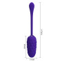 Виброяйцо с рельефным дизайном Pretty Love - MARINA EGG Purple, BI-014708-3