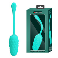Віброяйце з рельєфним дизайном Pretty Love - MARINA  EGG Green, BI-014708-4